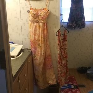 Dresses. Sizes are 6 4 and xsmall